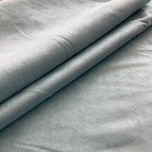 Vintage Suede Tiff Blue | Medium/Heavyweight Faux Suede Fabric | Home Decor Fabric | 58" Wide