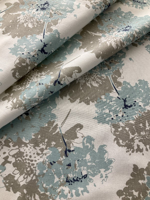 Waverly Nora Floral Slub Duck Chambray, Medium Weight Duck Fabric, Home  Decor Fabric