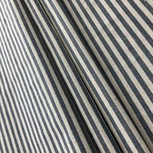 Golding by P/Kaufmann Scout Stripe Canvas Navy | Very Heavyweight Canvas Fabric | Home Decor Fabric | 55" Wide