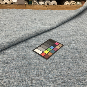 Europatex Pandora Upholstery Basketweave Azul | Heavyweight Basketweave Fabric | Home Decor Fabric | 56" Wide