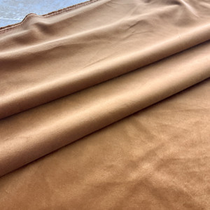 72" Velveteen Rust | Very Heavyweight Velveteen Fabric | Home Decor Fabric | 72" Wide