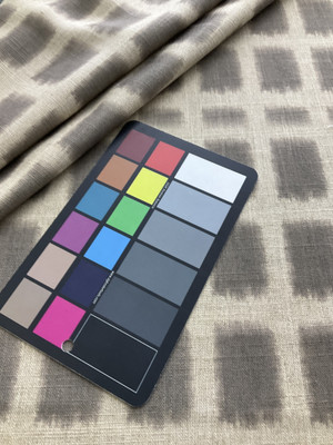 ED Ellen DeGeneres Nopal Taupe | Medium/Heavyweight Batik Fabric | Home Decor Fabric | 54" Wide