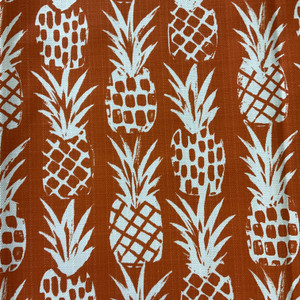 Premier Prints Luxe Outdoor Pineapple Marmalade | Medium Weight Outdoor Fabric | Home Decor Fabric | 54" Wide