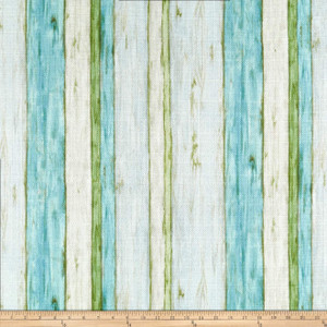 Susan Winget Coastal Living Driftwood Stripe Basketweave Multi | Medium Weight Basketweave Fabric | Home Decor Fabric | 56" Wide
