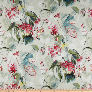 Swavelle Sisley Garden Barkcloth Aurora | Medium Weight Barkcloth Fabric | Home Decor Fabric | 54" Wide