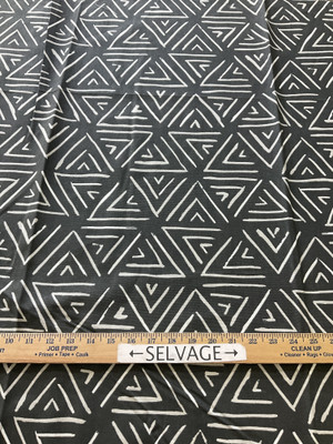 Swavelle Post Modern Charcoal | Medium Weight Duck, Linen Fabric | Home Decor Fabric | 54" Wide