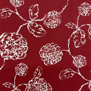 Magnolia Home Outdoor Melbourne Red | Medium/Heavyweight Outdoor Fabric | Home Decor Fabric | 54" Wide