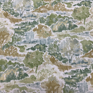 Covington Sevenoaks Toile Aloe | Medium/Heavyweight Duck Fabric | Home Decor Fabric | 58" Wide