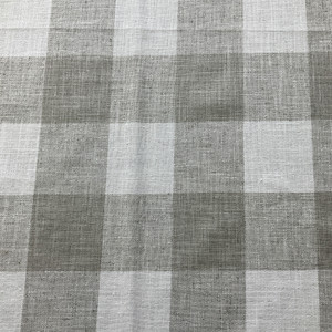 P Kaufmann Check Please Basketweave Zinc | Medium/Heavyweight Basketweave, Woven Fabric | Home Decor Fabric | 54" Wide
