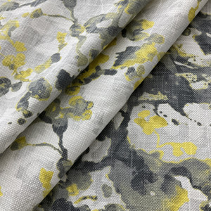 Covington Lynwood Linen Storm | Medium/Heavyweight Linen Fabric | Home Decor Fabric | 55" Wide
