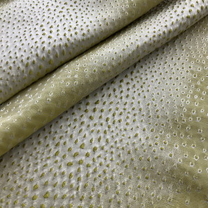 Hilary Farr Lounge Lizard Jacquard Acid Green | Medium/Heavyweight Jacquard Fabric | Home Decor Fabric | 55" Wide