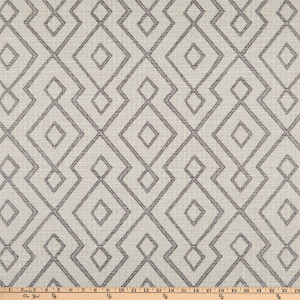 Hilary Farr Twister Jacquard Stone | Very Heavyweight Jacquard Fabric | Home Decor Fabric | 59" Wide