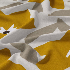 Magnolia Home Fashions Toulouse Duck Mustard | Medium Weight Duck Fabric | Home Decor Fabric | 54" Wide