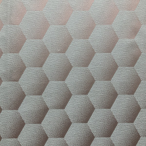 Aqua Sunbrella European HEXJ205 Hexagon Agua | Very Heavyweight Outdoor Fabric | Home Decor Fabric | 54" Wide
