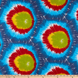 Premier Prints Mod Tie-Dyed Cotton Duck Rainbow | Medium Weight Duck Fabric | Home Decor Fabric | 54" Wide