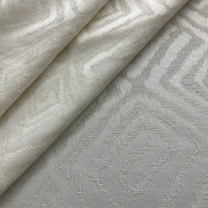 Eroica City of Joy Agra Jacquard Ivory | Medium Weight Jacquard Fabric | Home Decor Fabric | 58" Wide