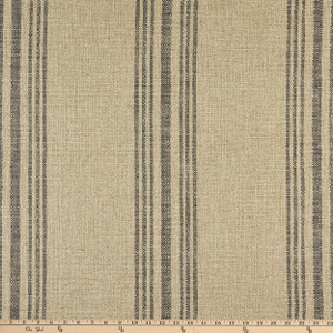 Hobie Stripe Linen Moon Dust | Very Heavyweight Linen Fabric | Home Decor Fabric | 54" Wide