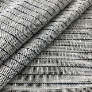 Bella Dura Home Performance Ryser Woven Indigo | Medium Weight Outdoor Fabric | Home Decor Fabric | 56" Wide