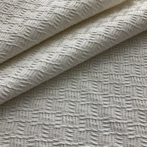 Artistry Performance Linen Beveren Jacquard Natural | Medium/Heavyweight Jacquard Fabric | Home Decor Fabric | 55" Wide