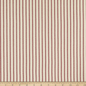 Performatex Mini Ticking Linen Outdoor Woven Santa Fe Cream | Lightweight Outdoor, Woven Fabric | Home Decor Fabric | 54" Wide