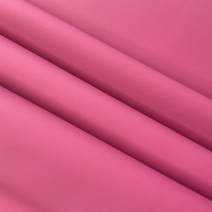 Sta-Kleen Silicone Silex Faux Leather Hot Pink | Very Heavyweight Faux Leather Fabric | Home Decor Fabric | 54" Wide