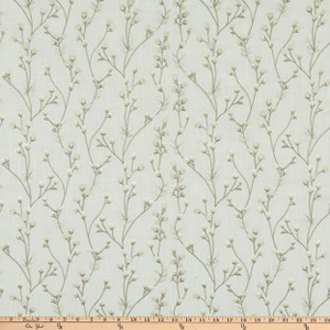 Swavelle Peacekeeper Embroidered Duck Snowflake | Medium Weight Duck Fabric | Home Decor Fabric | 55" Wide
