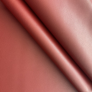 Ez-Kleen Coronado Textured Faux Leather Ember | Very Heavyweight Vinyl, Faux Leather Fabric | Home Decor Fabric | 54" Wide