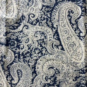PKL Studio Romantical Linen Sapphire | Medium Weight Basketweave Fabric | Home Decor Fabric | 54" Wide