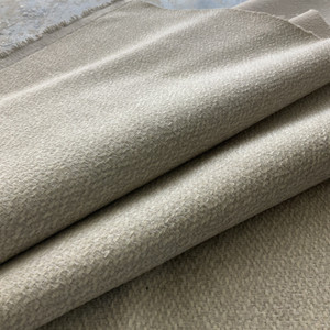 Chenille Fabric in Pearl Off White, Heavyweight Upholstery, 54 Wide