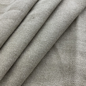 26.5 Oz 100% Linen Calgary Basketweave Natural | Very Heavyweight Linen, Basketweave Fabric | Home Decor Fabric | 55" Wide