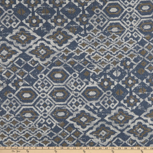 Kilim Chenille Jacquard Denim | Home Decor Fabric | 56" Wide