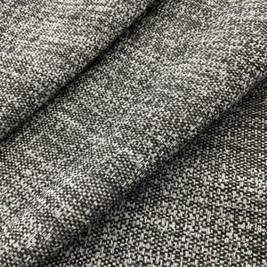 Bella Dura Home Performance Earthbound Chenille Basketweave Onyx | Heavyweight Outdoor, Chenille Fabric | Home Decor Fabric | 54" Wide