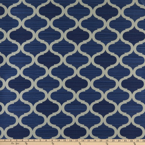 Bella Dura Home Performance Infinity Indigo | Heavyweight Outdoor, Jacquard Fabric | Home Decor Fabric | 54" Wide