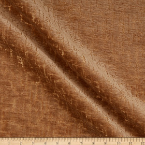 Europatex Felicity Cut Velvet Honey | Very Heavyweight Velvet Fabric | Home Decor Fabric | 55" Wide