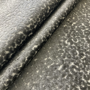 Europatex Safari Leopard Velvet Shadow | Very Heavyweight Velvet Fabric | Home Decor Fabric | 55" Wide