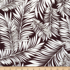 Comersan Fabrics Acuario Duck Brown/White | Lightweight Duck Fabric | Home Decor Fabric | 55" Wide