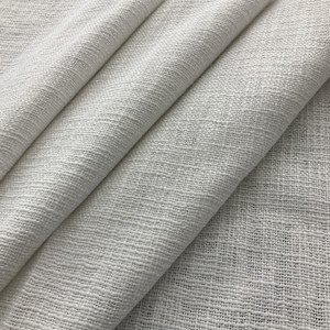 Number One Textiles Solid Slub Cotton Woven White | Medium Weight Woven Fabric | Home Decor Fabric | 54" Wide