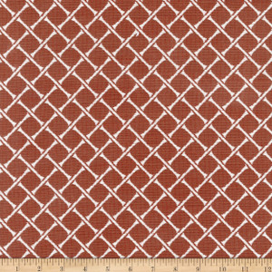 InsideOut Indoor/Outdoor Performance Coastal Priya Woven Rust | Very Heavyweight Outdoor, Jacquard Fabric | Home Decor Fabric | 57" Wide