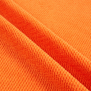 Honeycomb Micro Fiber Orange | Absorbent Towel Fabric | Microfiber | Mook Fabrics | 60" Wide | By the Yard