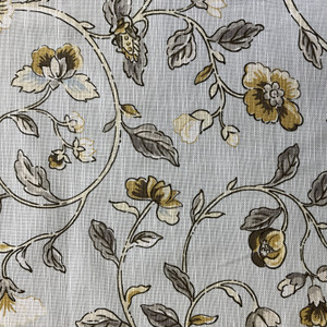 Waverly Summer Isles Floral Slub Duck Dove | Medium Weight Duck Fabric | Home Decor Fabric | 54" Wide