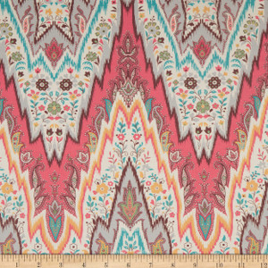 Williamsburg Bray Flamestitch Twill Nectar | Medium/Heavyweight Twill Fabric | Home Decor Fabric | 54" Wide