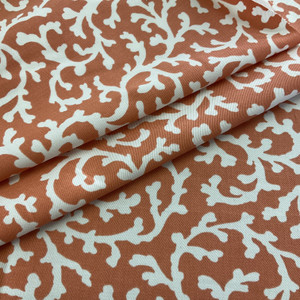 Waverly Savoy Silhouette Twill Coral | Lightweight Twill Fabric | Home Decor Fabric | 54" Wide