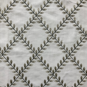 PKL Studio Clover Lane Embroidery Woven Birch | Heavyweight Woven Fabric | Home Decor Fabric | 54" Wide