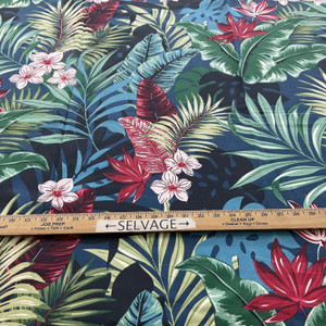 CAICOS - MODERN WOVEN TROPICAL PATTERN UPHOLSTERY FABRIC BY THE YARD