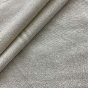 16 OZ Waxed Canvas Duck Fabric Craft Upholstery Tan Fabric by The Yard,100%  Cotton One Yard, 54 Wide (Khaki, Half Yard(18x58 inch))