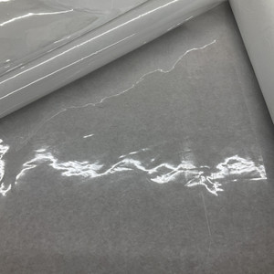 ABBEYSHEA Okamoto Clear Plastic Outdoor Fabric By The Yard | Home Decor Fabric | 54.00" Wide