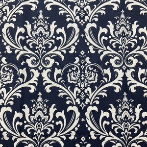 Premier Prints Indoor/Outdoor Ozbourne Deep Blue | Medium Weight Outdoor Fabric | Home Decor Fabric | 54" Wide