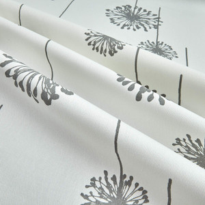 Linen Carry Bag (M) - Off-White Dandelion Print, Jute Rope Handles