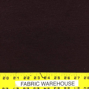 4.25 Yard Piece of Dark Plum Herringbone Twill Upholstery Fabric | 54" wide | By the Yard
