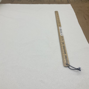 Tone on Tone White Circles | 108" Wide | Indoor Drapery Fabric | Lightweight